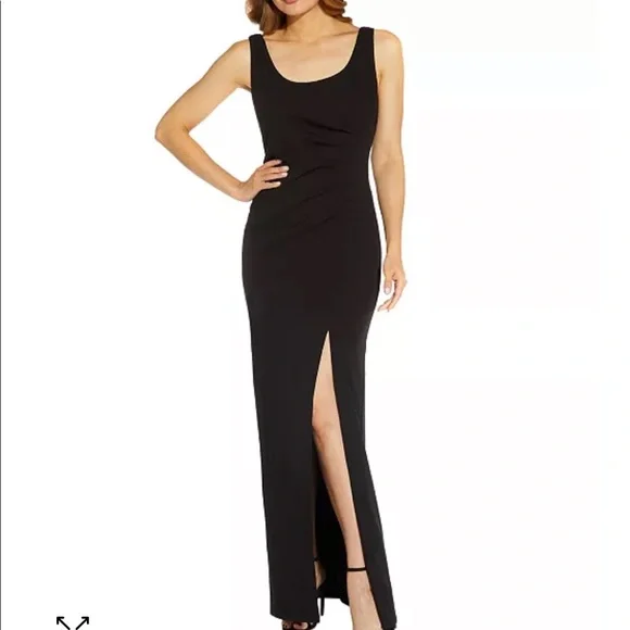 dresses for women formal wedding Midi Wedding-Guest Dress with Shoulder Ties Dusty Blue / 12 main image 0